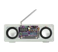 NONDK Kit de Soldadura para Radio FM de 87,5 MHz A 108 MHz, Pantalla de Tubo Digital, Kit Electrónico de DIY para Aprender A Soldar.
