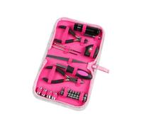 NONDK Kit Herramientas Reparación Hogar 23 Piezas, Juego Herramientas Mano Multifuncional Rosa para Hogar, Herramienta Reparación Portátil para Mujeres para Reparación Hogar Bricolaje