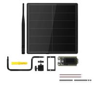 NONDK Kit Solar para Dev-Board Antena Lora Caja Impermeable para Meshtastic/MeshCore Al Aire Libre 868MHz