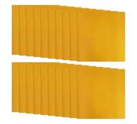 NONDK Lámina de Aluminio Dorado, 20 Piezas, Resistente, 5,9 X 5,9 Pulgadas, Hojas en Relieve, Material Metálico para Manualidades, Láminas de Aluminio, Proyectos Escolares para el Hogar.