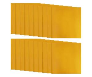 NONDK Lámina de Aluminio Dorado, 20 Piezas, Resistente, 5,9 X 5,9 Pulgadas, Hojas en Relieve, Material Metálico para Manualidades, Láminas de Aluminio, Proyectos Escolares para el Hogar.