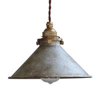 NONDK Lámpara Colgante Industrial Retro del Campo Americano, Lámpara de Hierro Oxidado para Loft, Restaurante, Cocina, Estudio, Cafetería y Barra.