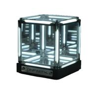 NONDK Lámpara de de Juego Eléctrico para Escritorio, para Consumidores Científicos de Escritorio, Adorno de Abismo Portátil, Espacio Cuatridimensional