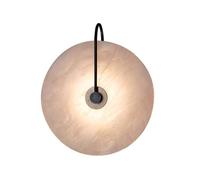 NONDK Lámpara de Pared de Mármol Nórdico, Lámpara LED Regulable para Salón de Té, Dormitorio, Restaurante, Sala de Estar, Accesorios de Iluminación, Lámpara Decorativa.