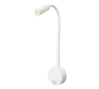 NONDK Lámpara de Pared LED de Cuello de Cisne de 3 W, Luz Cálida de 3000 K, CA 85-265 V, Tipo de Cableado, Lámpara de Noche con Giratorio Ajustable C
