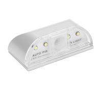 NONDK Lámpara de Sensor de Desbloqueo por Infrarrojos del Cuerpo Humano con Luz en la Cerradura de la Puerta y Orificio de la Llave para Sala de Estar Doméstica, Inalámbrica.