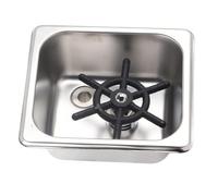 NONDK Lavavas Automático con Salida de Agua Multángulo para Todas Las Tazas | Salida de agua multángulo que limpia tazas de distintos tamaños; diseño compacto junto a cafeteras.