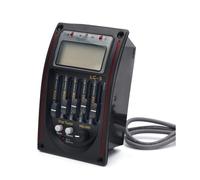 NONDK LC-5 - Preamplificador con Ecualizador de 5 Bandas para Guitarra Acústica, Sintonizador LCD, de Ecualización de Pastillas Piezoeléctricas