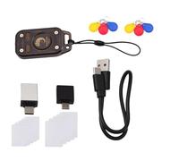 NONDK Lector de Chip Inteligente RFID Chameleon V3.0 Emulador de Tarjeta Inteligente IC ID 13.56Mhz 125Khz Copiador de Etiquetas Lector/Escritor NFC con Tarjeta