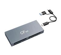 NONDK Lector de Tarjetas CFast 6 en 1 con Lectura Simultánea USB C CFast 2.0. Lector de Tarjetas USB para Tarjetas CFast//MS/SD/TF/XD.