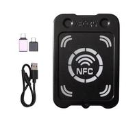 NONDK Lector de Tarjetas con Chip Inteligente NFC RFID, Fotocopiadora, Lector de Claves de Cifrado NFC IC, Duplicador de Token RFID Sin Contacto de 13,56 MHz