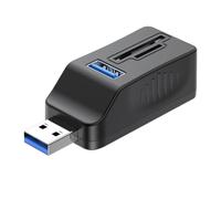 NONDK Lector de Tarjetas Multifunción USB 3.0 6 en 1, Adaptador OTG, USB, SD, TF, para Impresora, Ratón, Teclado, Extensor, Lector de Tarjetas.