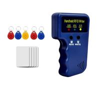 NONDK Lector/Escritor Tarjetas RFID Portátil 125 KHz + 5 Llaveros + 5 Copiadoras/Escritoras Tarjetas,Duplicadoras y Programadoras,Copiadoras Tarjetas Identificación EM4305 T5577