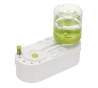 NONDK Limpiador de Pinceles de Acuarela con Vaso de Enjuague para Limpiador de Desagües y Dispensador de Pintura Verde