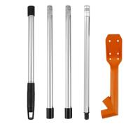 NONDK Limpiador de Tuberías con, Desatascador de Desagües, Pala Ergonómica para Techos, Hojas, para el Hogar, la Calle, el Jardín.