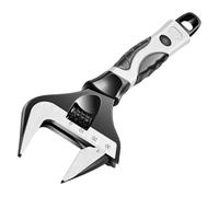 NONDK Llave Inglesa Ajustable de Acero -V para Taller Mecánico, Herramientas de Reparación Manual, Llave para Coche, Bicicleta, Llave de Gran Apertura de 12 Pulgadas.