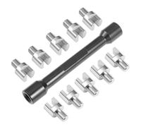 NONDK Llave para Herramientas de Motocross, Llave para Radios, Llave de Ajuste, Regulador de Radios, Caja de Almacenamiento para Motocicletas, Llave para Cables de Neumáticos