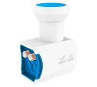 NONDK LNB Universal de Banda KU para Satélite 4K UHD, LNBF de Bajo Ruido de 950-2150 MHz para Receptores de TV Satelital Digital DVB-S2X y DVB-S2.