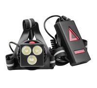 NONDK Luces LED Delanteras de Pecho para Ciclismo Nocturno, Advertencia Roja, Recargables por USB, para Acampar, Hacer Senderismo, Correr y Trotar.