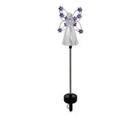 NONDK Luces Solares de A Prueba de Agua, Luces de Paisaje de Hadas de para Exteriores, Luces LED Solares Transparentes con Enchufe de, Decoración, A