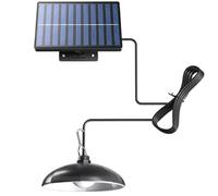 NONDK Luz Colgante Exterior con Indicador de Modo y Pantalla de Potencia 2000LM Disponible para el Día.
