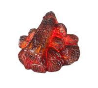 NONDK Luz de Llama de Fuego Artificial LED, Luz de Chimenea Sin Llama Chimenea LED con Llama de LeñA de Troncos Realista