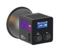 NONDK Luz de Relleno para Fotografía de 60 W, Luz de Video COB RGB Portátil, 2500-6500 K, Estudio Al Aire Libre, Grabación de Video, Fotografía, Enchufe de la UE