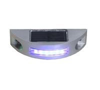 NONDK Luz LED de Carretera con Energía Solar, Resistente Al Agua IP68, Luz Reflectante de Suelo, Luz de Advertencia, Luz