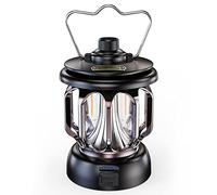 NONDK Luz LED para Acampar Al Aire Libre de 3500 Ma Linterna de Caballo Retro Luz de Carpa PortáTil Conveniente Carga USB Luz para Acampar