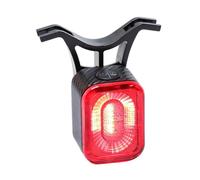 NONDK Luz Trasera Inteligente para Bicicleta con Sensor de Frenado, Luz Trasera LED Recargable por USB Súper Brillante, Luz de Freno Automática Impermeable de 4 Modos