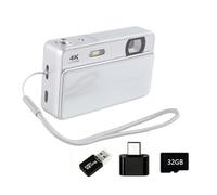 NONDK M15 Cámara Digital 4K Slide Pantalla IPS de 2,8 Pulgadas Enfoque Automático Cámara para Vlogging Zoom 16X Cámara para Fotografía y Vídeo 32 GB