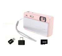 NONDK M15 Cámara Digital Deslizante 4K HD Pantalla IPS de 2,8 Pulgadas Cámara para Vlogging con Enfoque Automático Zoom 16X Cámara para Fotografía y Vídeo 32 GB