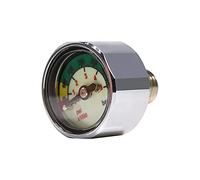 NONDK ManóMetro para Botella de de Buceo Cara de 1 Pulgada 350 Bar / 5000 PSI Roscas de 7/16 Pulgadas-20UNF