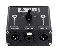 NONDK Manual de Fuente de Audio Balanceada XLR 2 en 1 Salida o 1 Entrada y 2 Salidas, 2 Machos y 1 Hembra para Mezclador de Tarjeta de Sonido de Micrófono.
