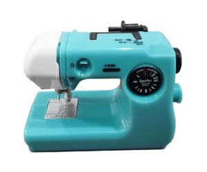 NONDK Máquina de Coser Portátil de Plástico Rosa//Rojo, Accesorios de Costura para el Hogar, Manualidades, Minimáquina de Coser Eléctrica A
