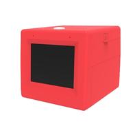 NONDK Máquina de Impresión de Voz AI Inteligente Impresora de Etiquetas de Voz AI Inteligente Impresora de Etiquetas Mini Portátil Impresora de Etiquetas Térmica Sin Tinta para Niños Color Rojo