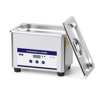 NONDK Máquina de Limpieza Ultrasónica Doméstica Pequeña para Joyas, Gafas, Aparatos Ortopédicos, Relojes, Máquina de Limpieza Ultrasónica Portátil con Enchufe Europeo. EU Plug
