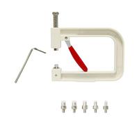 NONDK Máquina para Engarzar Perlas. Herramientas de Prensado Manual para Decorar Ropa, Diademas o Manualidades.