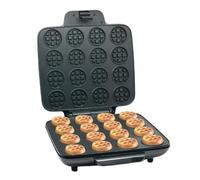 NONDK Máquina para Hacer Wafles Multiusos con 16 Moldes Antiadherentes y Calentamiento Rápido. Mini Waflera Antiadherente con Enchufe Europeo. EU Plug