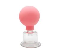 NONDK Masajeador de Frasco de Vidrio con Ventosas Al Vacío para Acupuntura Hijama, Ventosa para el Cuidado de la Cara D