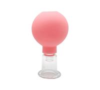 NONDK Masajeador de Tarro de Vidrio con Ventosas Al Vacío para Acupuntura Hijama, Ventosa para el Cuidado de la Cara C
