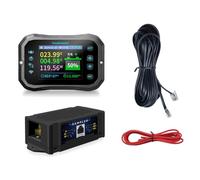 NONDK Medidor Culombio KM110F con WiFi, Detección Corriente Bidireccional Alta Precisión, Muestra la Potencia del Voltaje la Batería para Vehículos Recreativos y Vehículos Eléctricos