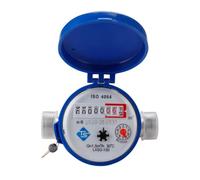 NONDK Medidor de Agua Profesional con Accesorios, Contador de Aguja Giratoria, para Uso Residencial y Comercial.