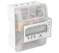 NONDK Medidor de EnergíA TrifáSico de 4 Cables 220 / 380V 5-80A Consumo de EnergíA Medidor de KWh Medidor de Potencia Digital de InstalacióN en Carril DIN