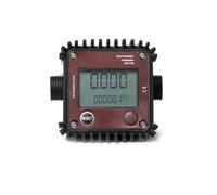 NONDK Medidor de Flujo de Engranajes Digital K24 con Pantalla LCD para Combustible, Aceite, Agua, Urea, Etc.