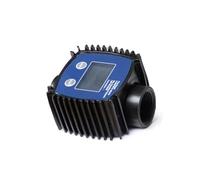 NONDK Medidor de Flujo de Turbina Digital K24 con Pantalla LCD, Medidor de Flujo de Engranajes para Combustible, Aceite, Agua y Urea.