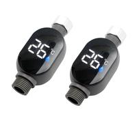 NONDK Medidor de Temperatura de Ducha con Pantalla Digital LED y Lectura Instantánea. Termostato de Baño para el Hogar.