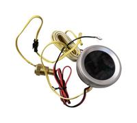 NONDK Medidor de Temperatura del Agua de 52 mm Medidor Digital para Automóvil Pantalla LED con Función de Alarma del Sensor de Temperatura
