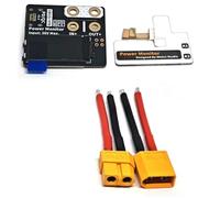NONDK Medidor de Voltaje y Corriente de Monitor DC 36V 10A Comunicación Serial Uart PD QC