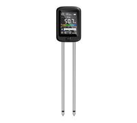 NONDK Medidor Digital de Suelo 6 en 1: PH, Humedad, Fertilidad, Luz Solar y Humedad para Plantas de Jardín (Fahrenheit)